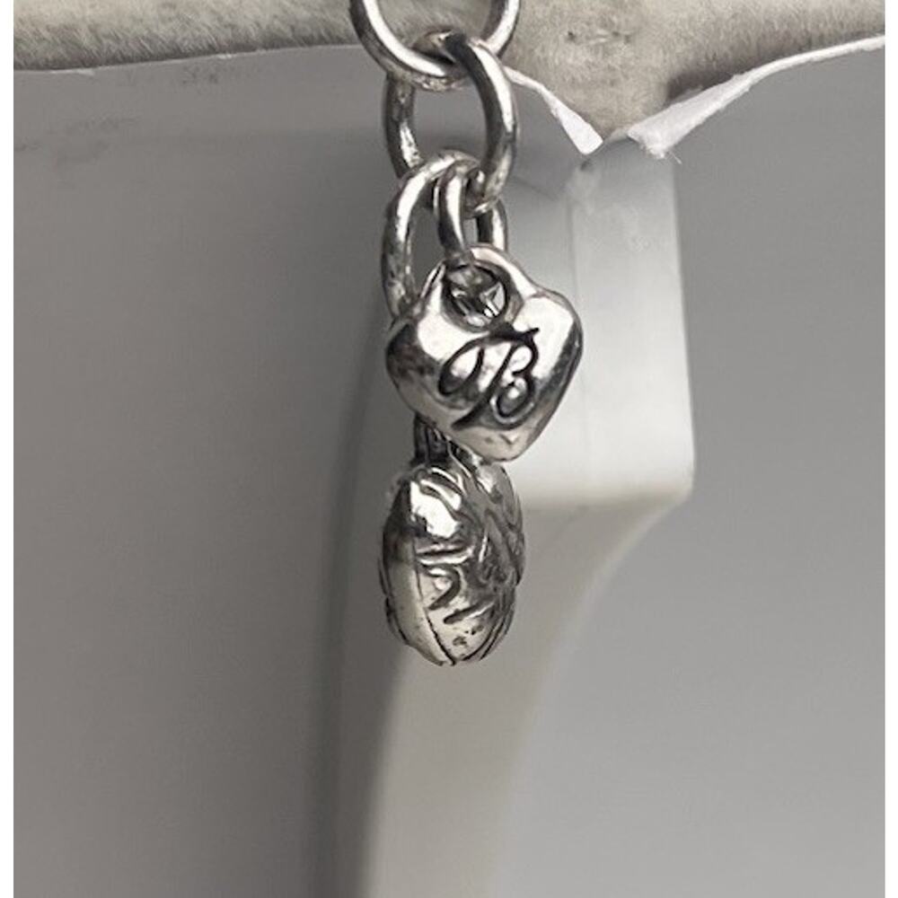 Brighton Travis Necklace Thick Snake Chain Slide Barrel Bead Silver Gold Tone - Picture 10 of 16
